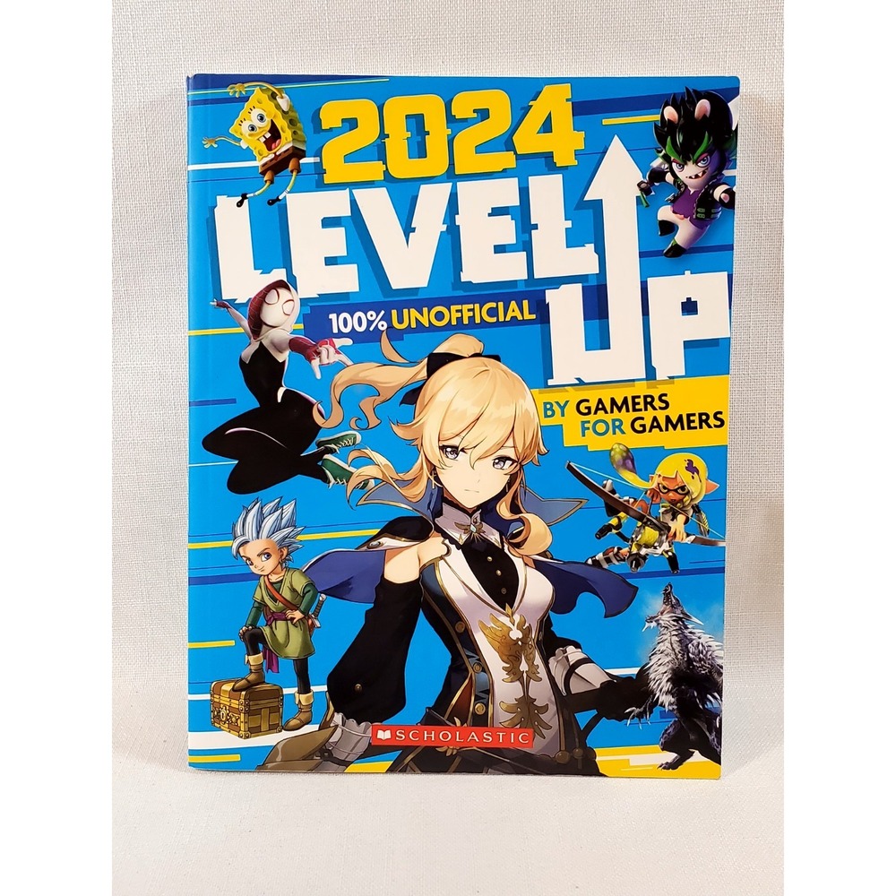 2024 Level Up‎ Gaming Annual Book – 100% Unofficial – Scholastic – By Gamers